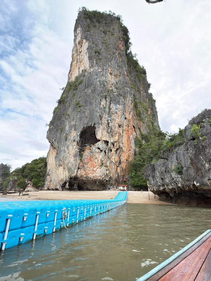 James Bond Island seen from the boat