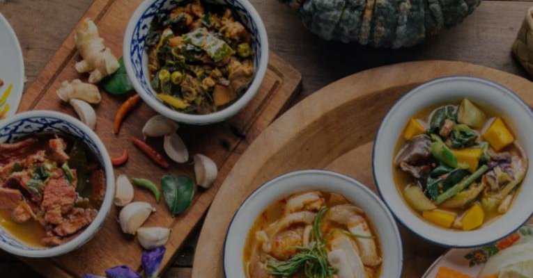 Thai curries and ingredients